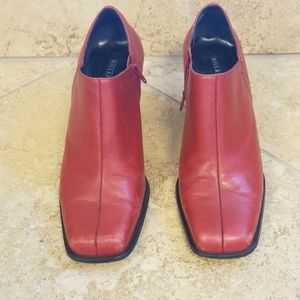 Red Hillard & Hanson booties 8.5